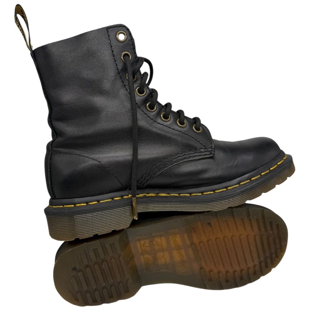 Dr. Martens 1460 Women's Leather Combat Boots Black Lace Up Ankle US‎ 6 EU 37